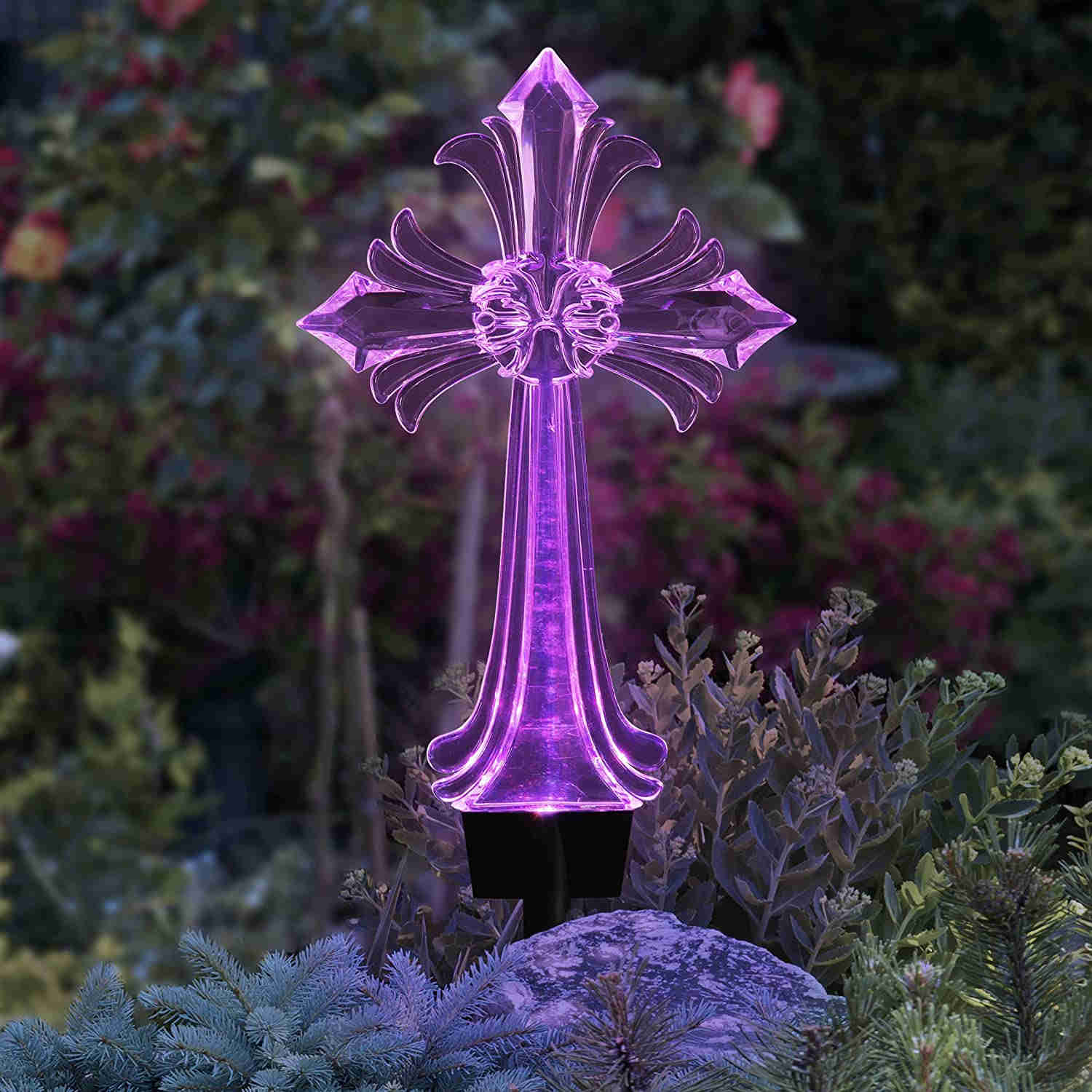 Faith Inspired Solar Garden Art