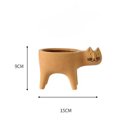 Creative Cute Cat Tail Flower Pot