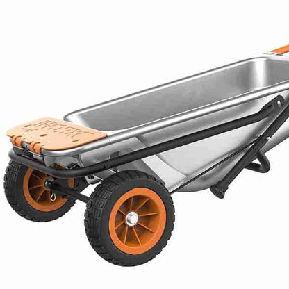 8-in-1 2-Wheel Wheelbarrow & Garden Cart