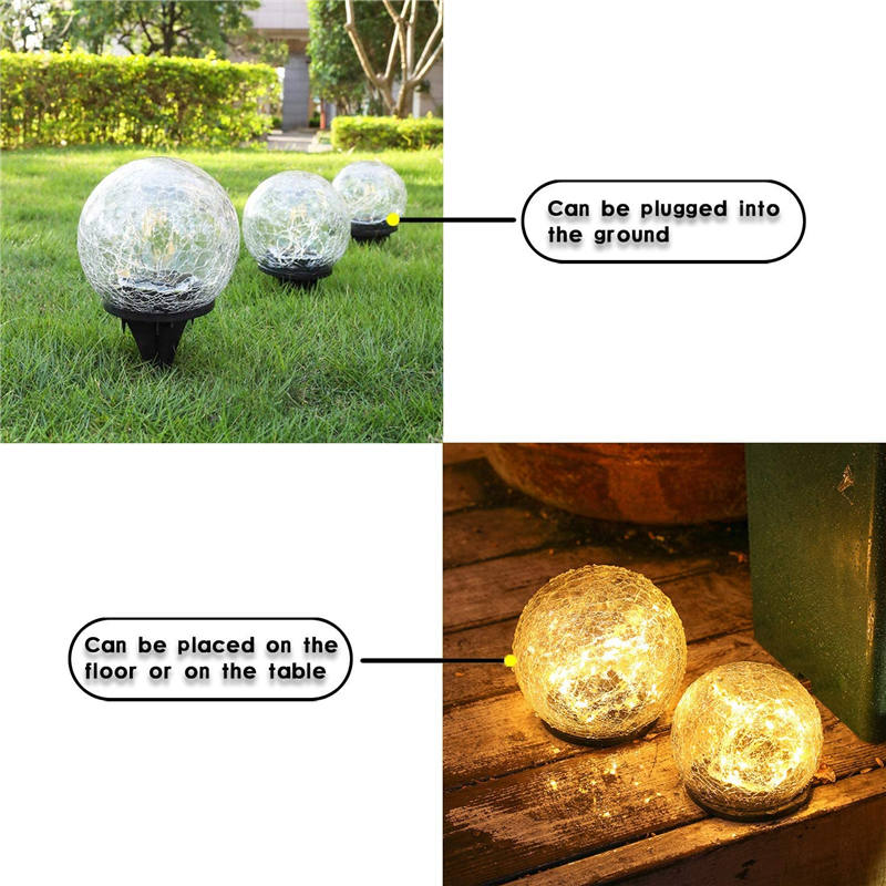 Outdoor Garden pathway Solar Lights Ball
