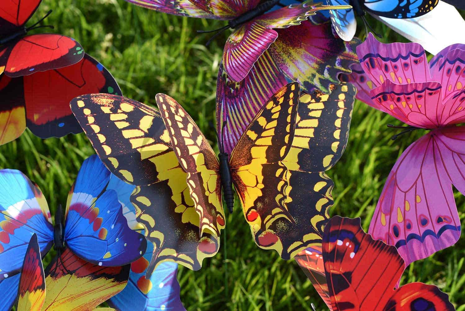 Giant Butterfly Garden Stakes Decorations