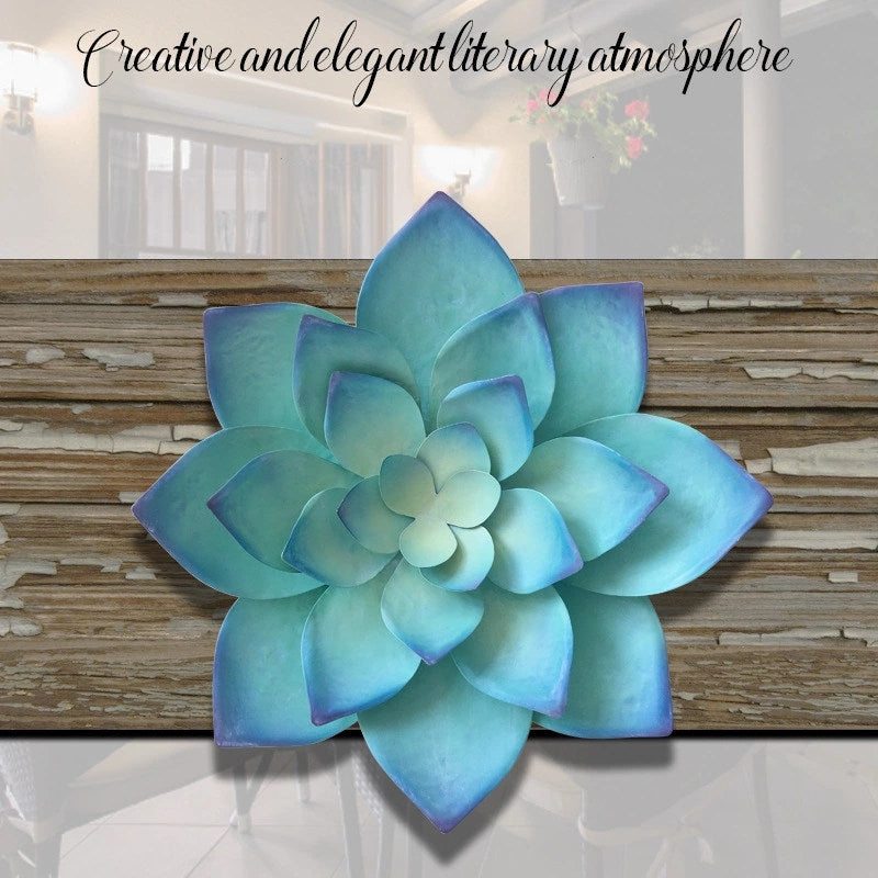 Nordic Style 3D Metal Flower Wall Decoration