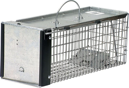 One-Door Animal Trap for Chipmunk, Squirrel, Rat, and Weasel